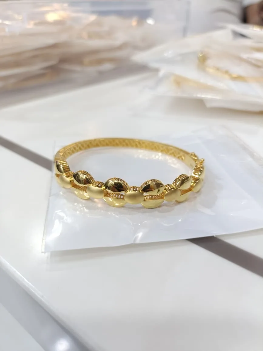 CNC Punjabi gold kada design 4