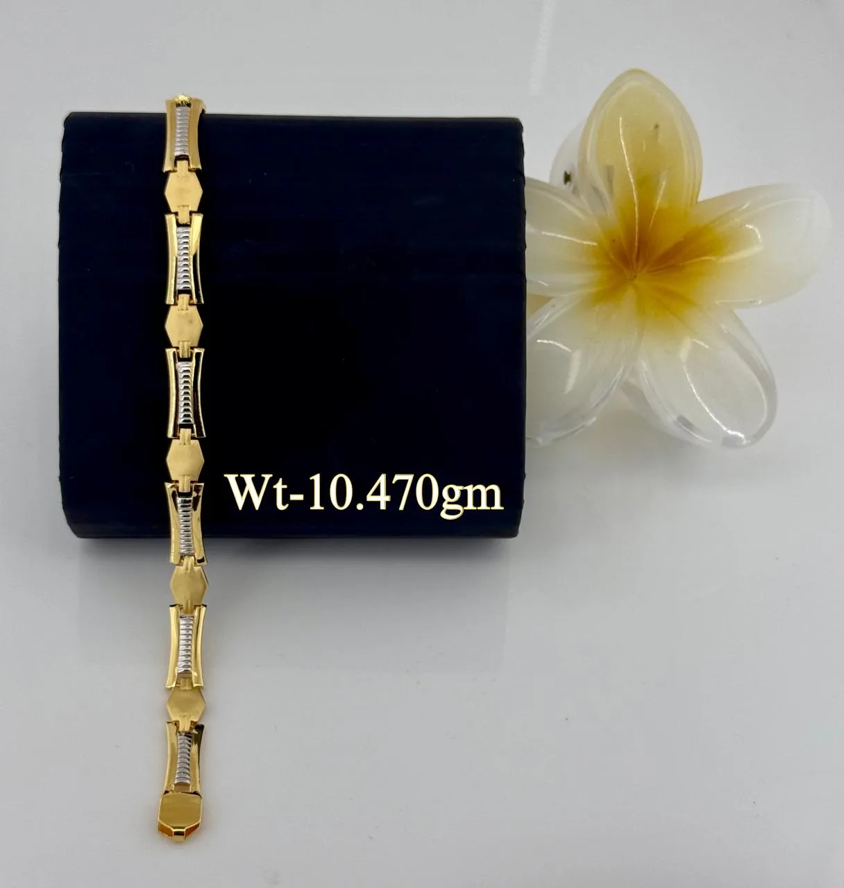 Cuban Bracelets 22K gold Kolhapur design 2