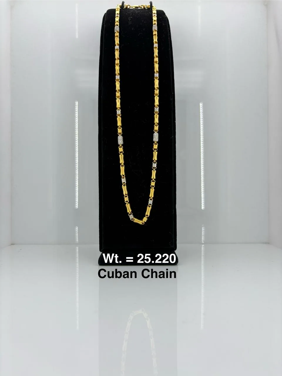 Cuban Bracelets 22K gold Kolhapur design 3