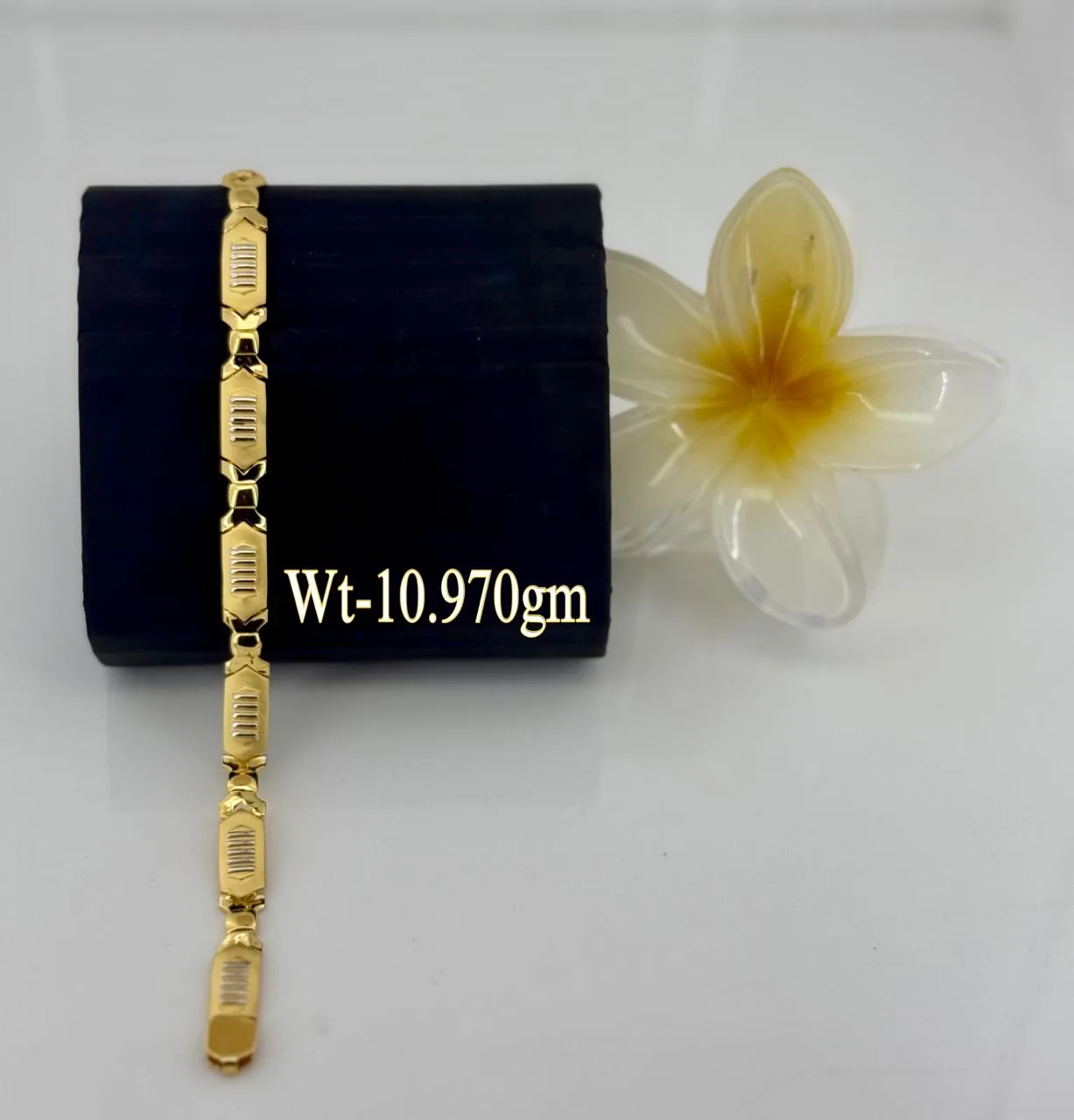 Cuban Bracelets 22K gold Kolhapur design 5