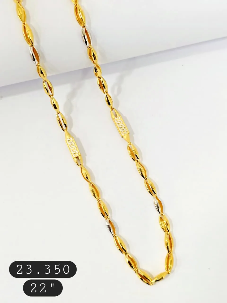 Cuban gold chain 22K design 2