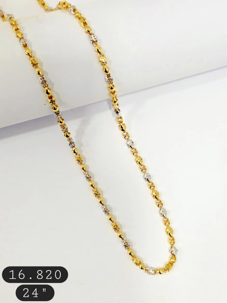 Cuban gold chain 22K design 3